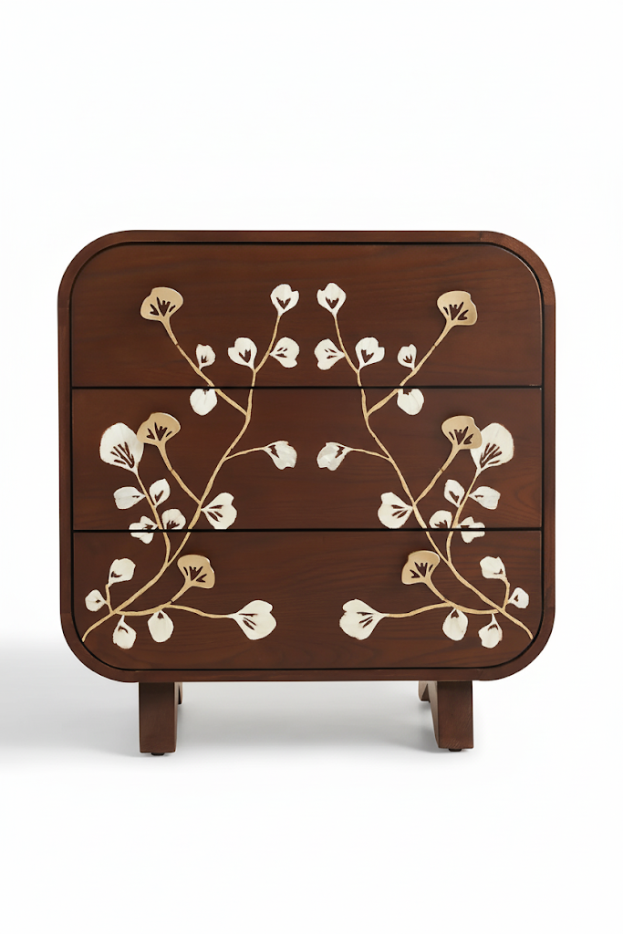 Anthropologie Toulouse Bone Inlay Three-Drawer Dresser