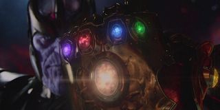 Thanos wearing Infinity Gauntlet