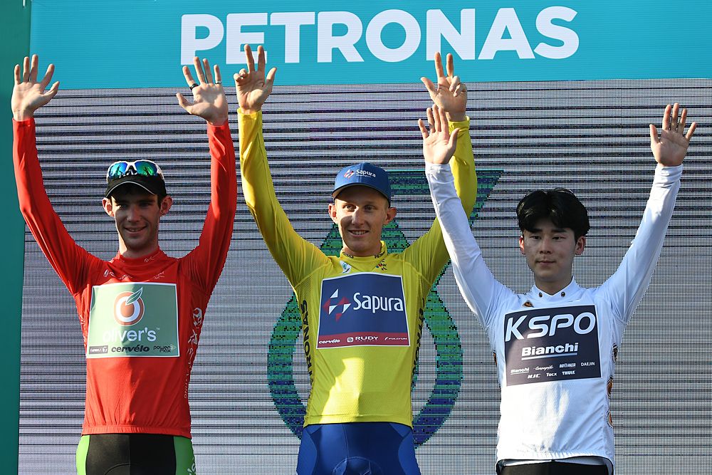 Marcus Culey (Sapura) holds the overall lead at Tour de Langkawi