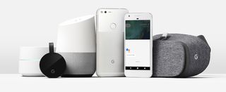 Home can talk to a number of products in the Google family