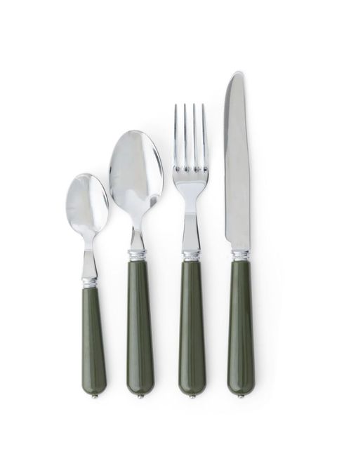 Handsworth 24pcs Cutlery Set, Olive