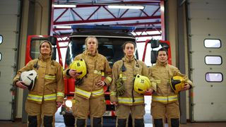 Leeds firefighters Sophie, Kelly, Nicola and Sarah.