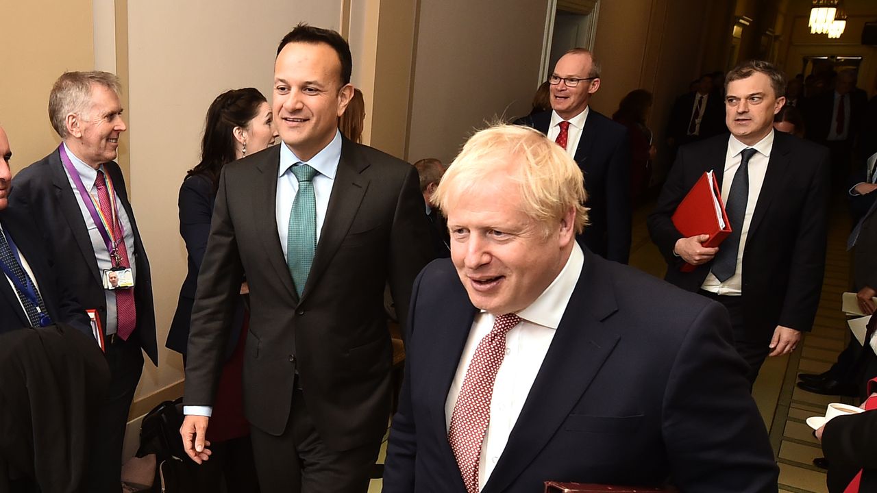 Leo Varadkar and Boris Johnson