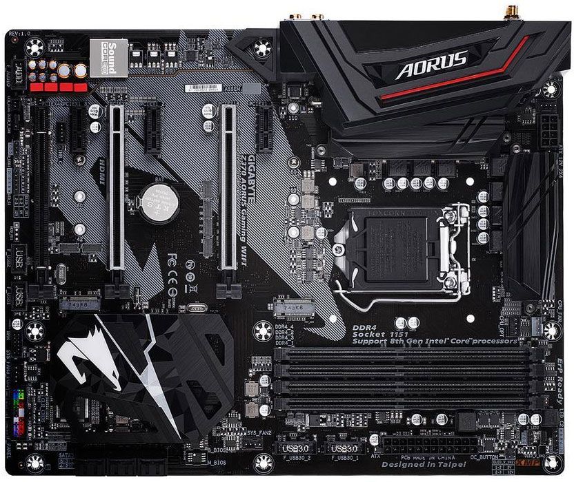 Get an Intel Core i7-8700 and Gigabyte Z370 Aorus motherboard for