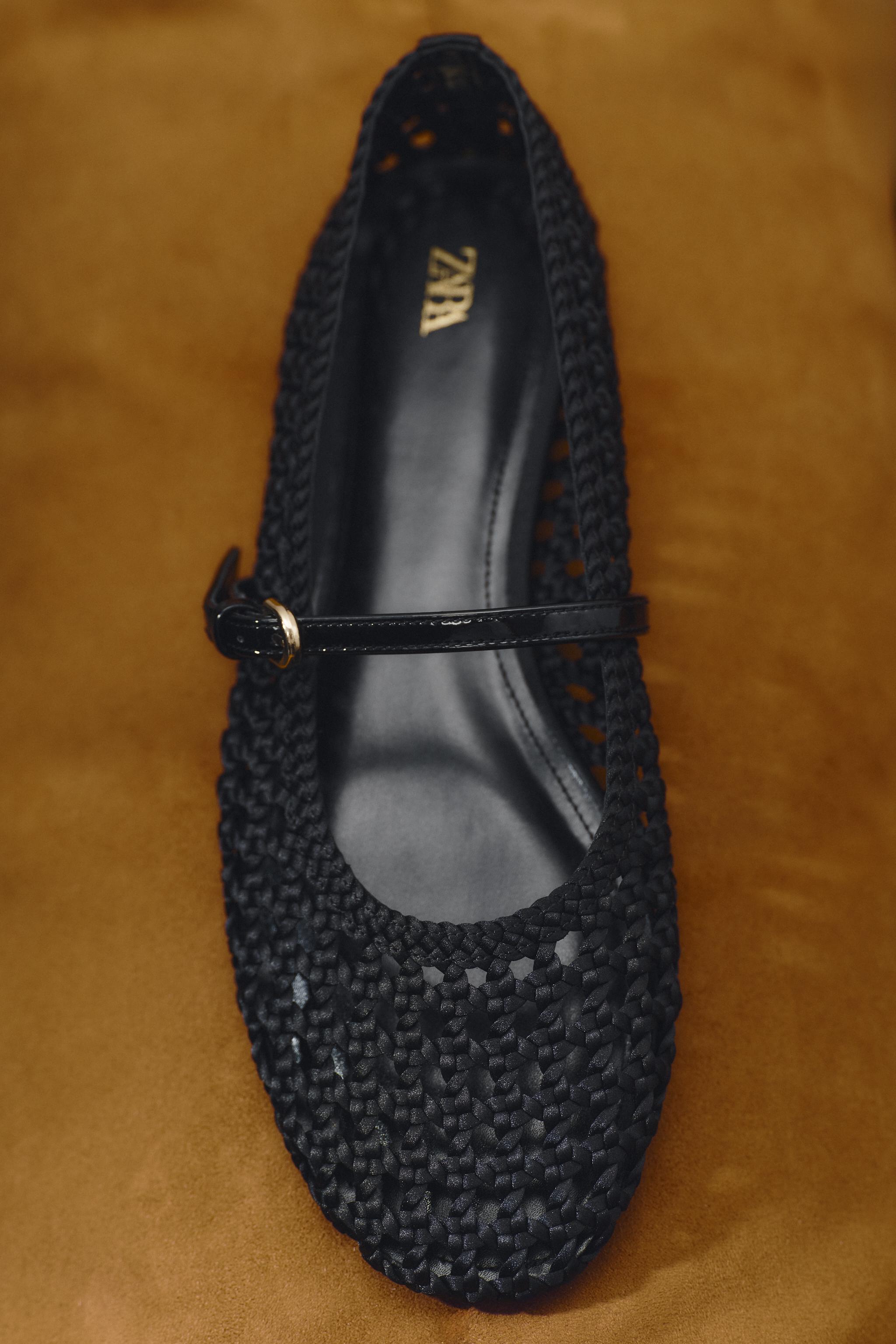 Woven Strap Ballerinas