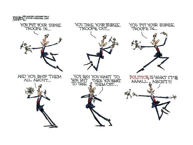 Obama&amp;#039;s political hokey pokey