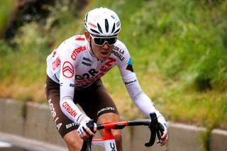 TIGNES FRANCE JULY 04 Ben Oconnor of Australia and AG2R Citron Team in breakaway during the 108th Tour de France 2021 Stage 9 a 1449km stage from Cluses to Tignes Monte de Tignes 2107m LeTour TDF2021 on July 04 2021 in Tignes France Photo by Chris GraythenGetty Images