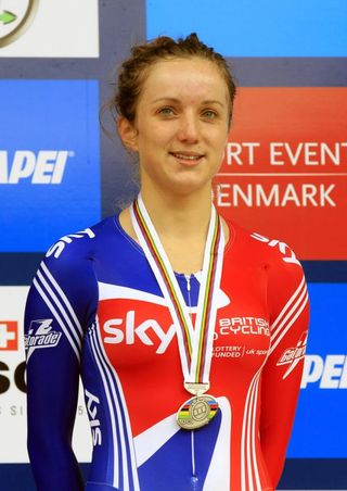 Elinor Barker (Great Britain) took the silver medal
