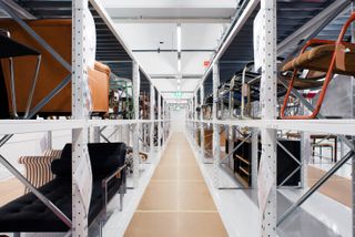 chairs on display at Museum für Gestaltung Toni-Areal