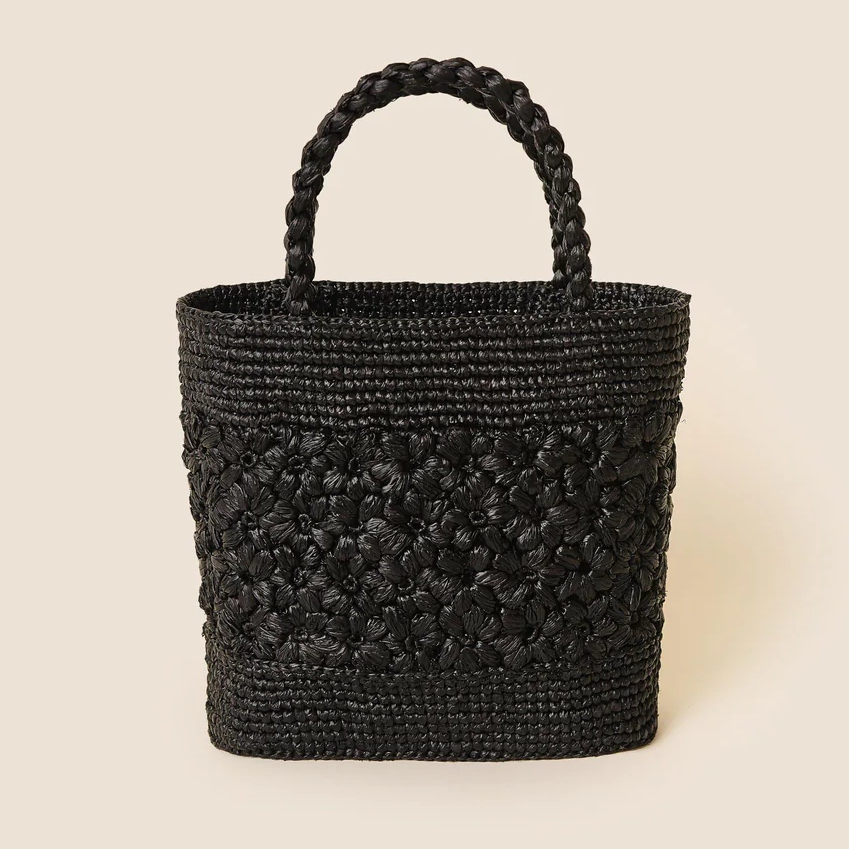 Rixo Milana Raffle Bag in Black