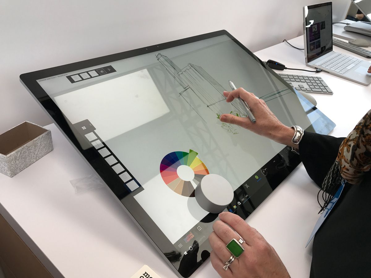 Microsoft Surface Studio Hands-on: Dazzling Display, Crazy