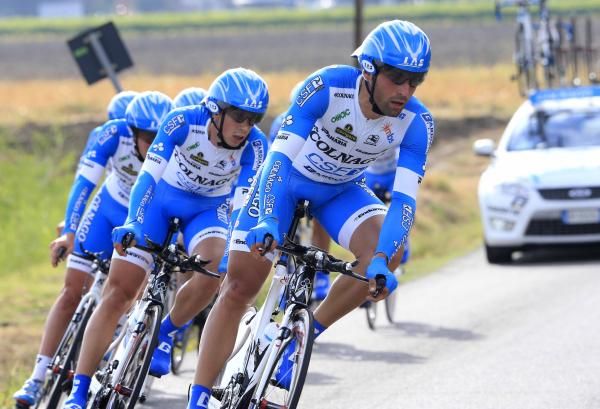 Colnago-CSF Inox rocket to team time trial victory at the Giro di Padania.