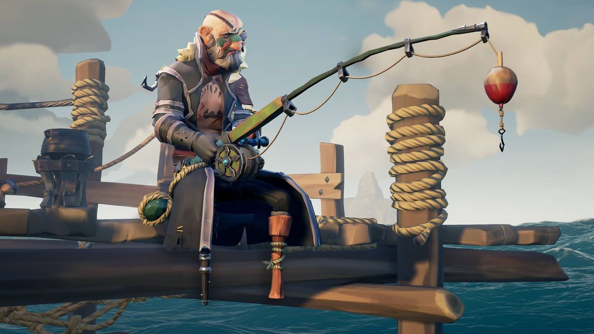 Sea of Thieves screenshot - going fishing