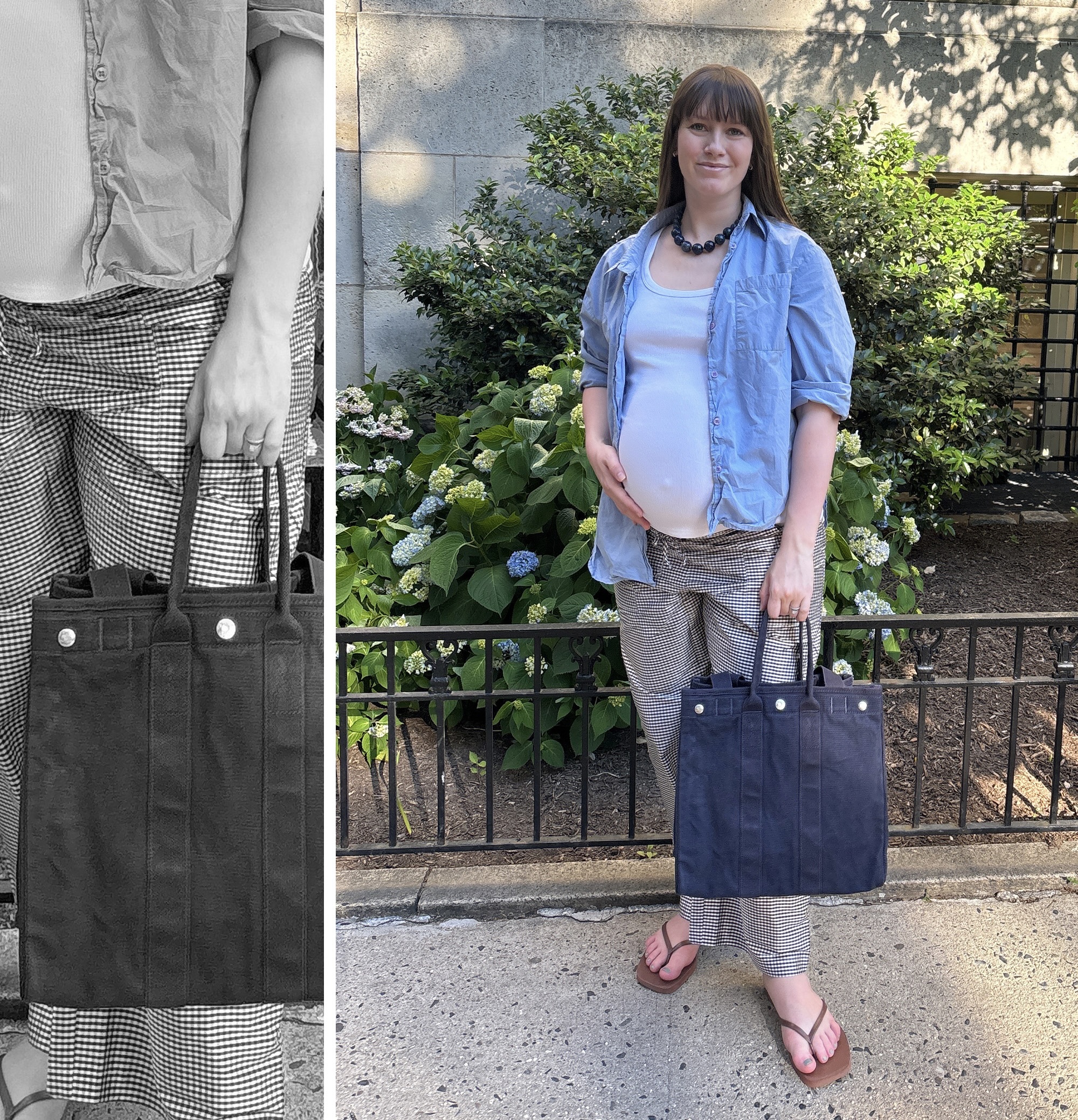 Halie LeSavage styled the Alex Mill Perfect Weekday Tote for A-list Edit
