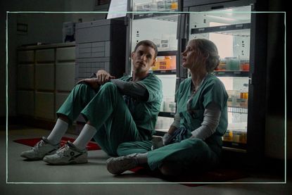 Eddie Redmayne as Charlie Cullen and Jessica Chastain as Amy Loughren in The Good Nurse