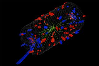 Particle collisions inside the LHC