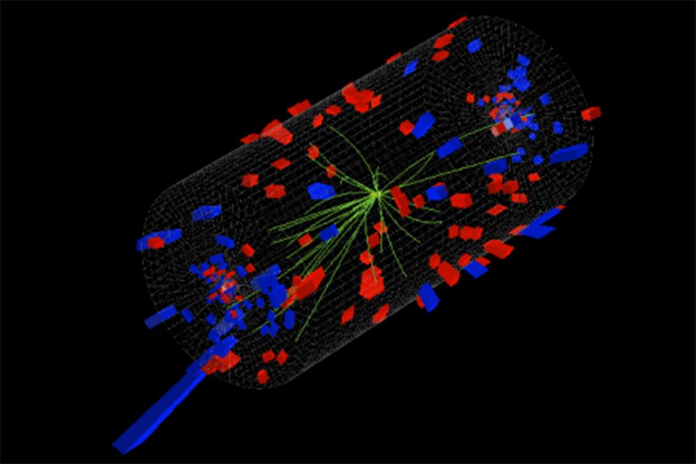 Particle collisions inside the LHC