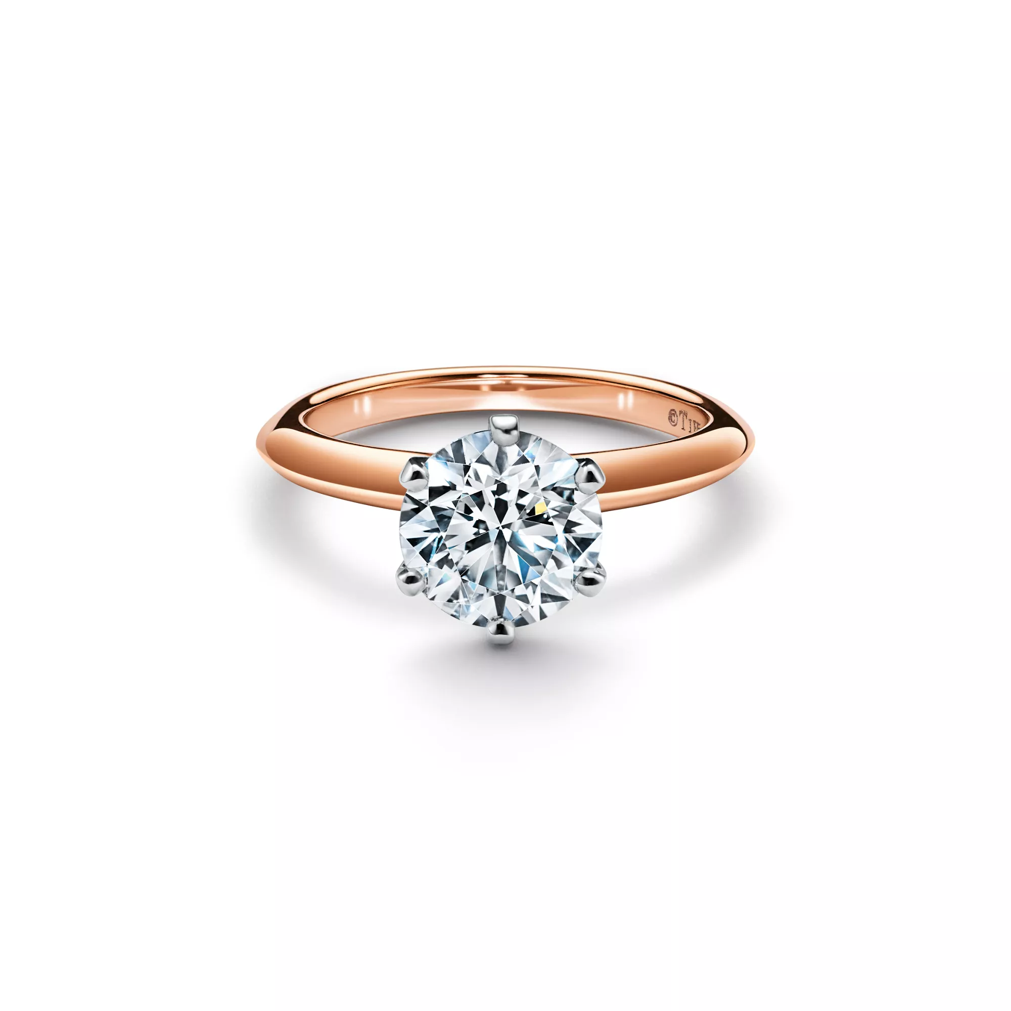 a tiffany &amp;amp; co diamond solitaire engagement ring