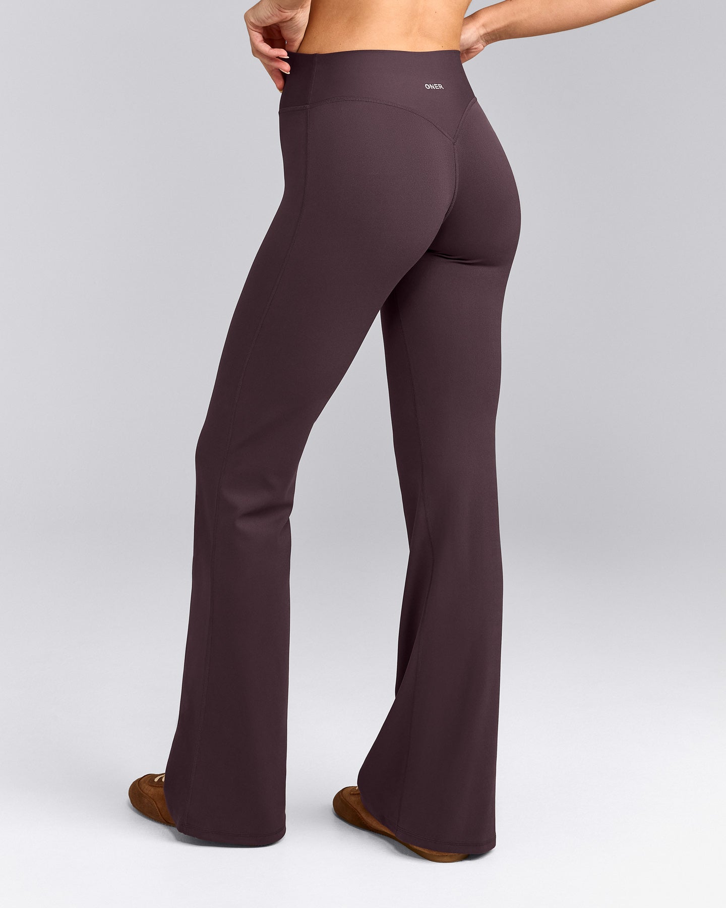 Softmotion&amp;trade; Flared Bottoms With Grey Logo | Dark Umber Brown