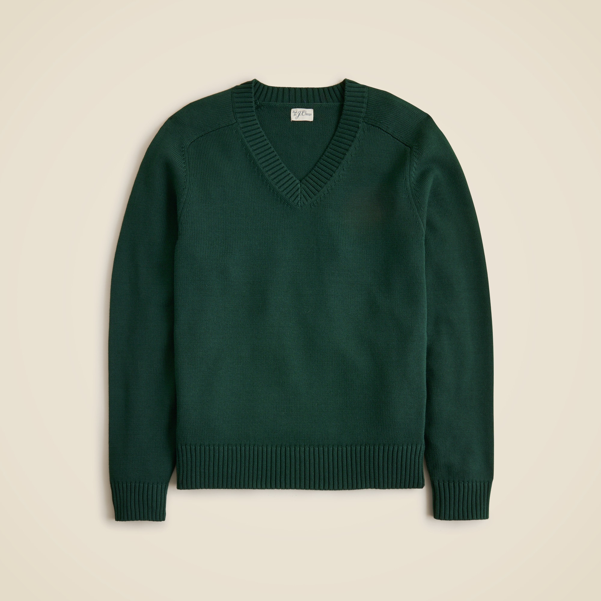 Heritage Cotton V-Neck Sweater
