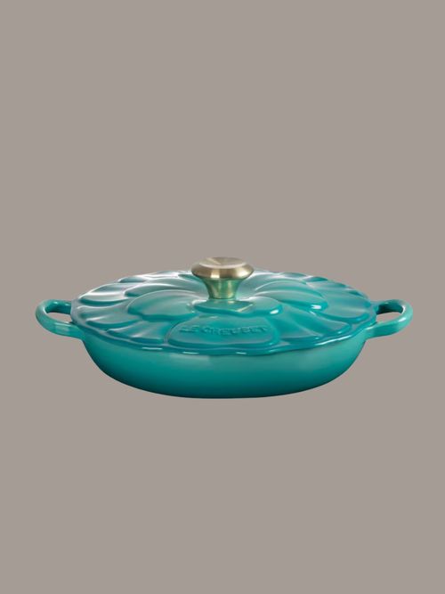 Le Creuset Cast Iron Petal Shallow Casserole Dish 