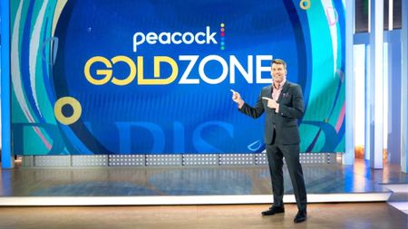 Scott Hanson hosting the Peacock Gold Zone at the Winter Olympics 2026.