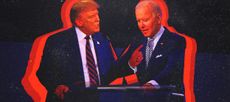 President Trump and Joe Biden.