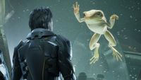 Exodus screen (cropped) - Exodus man talking to Frog man