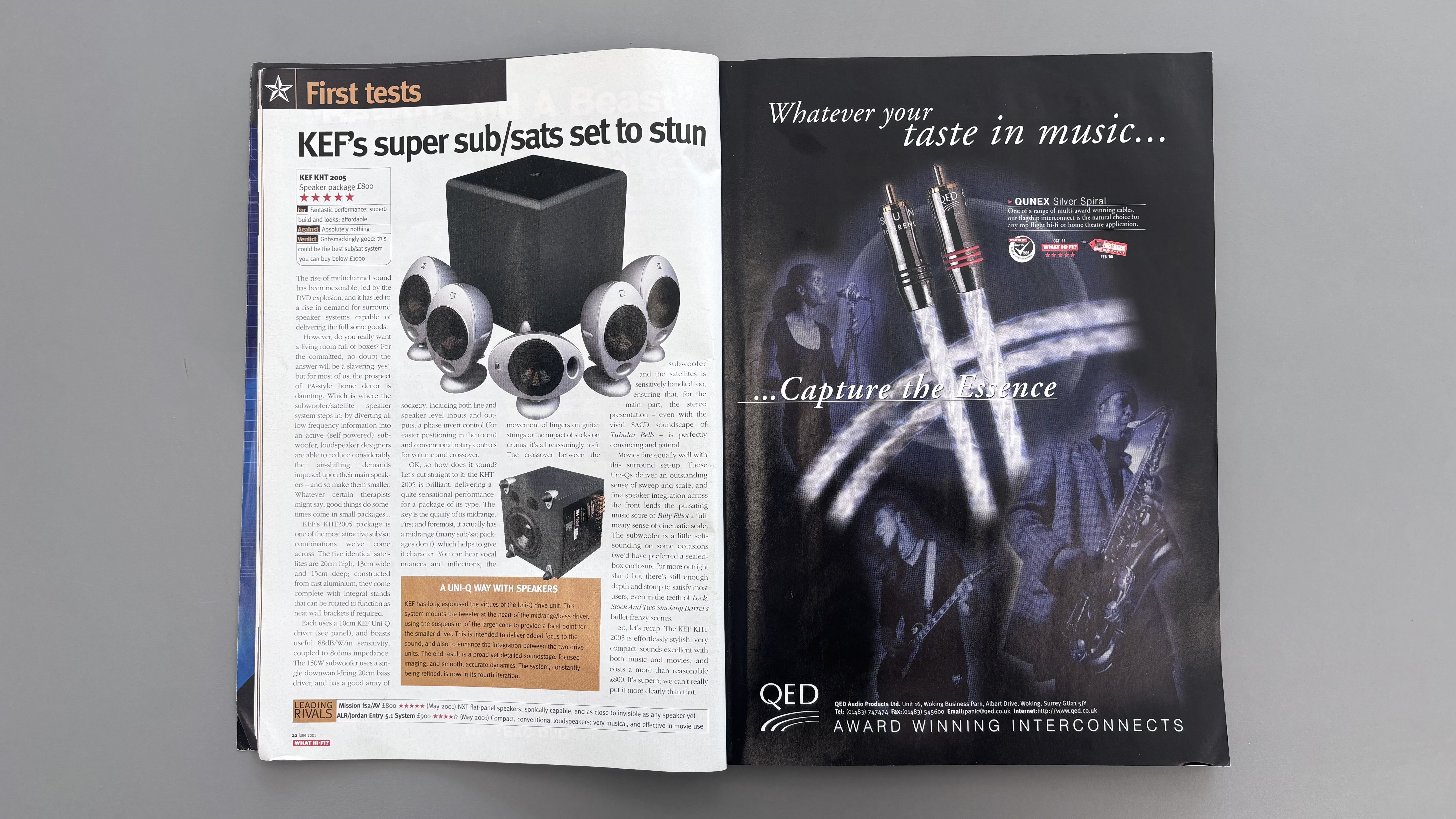 KEF KHT2005 magazine page
