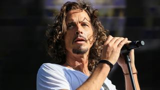 Chris Cornell of Soundgarden performs on stage at Hyde Park on July 4, 2014 in London, England. 