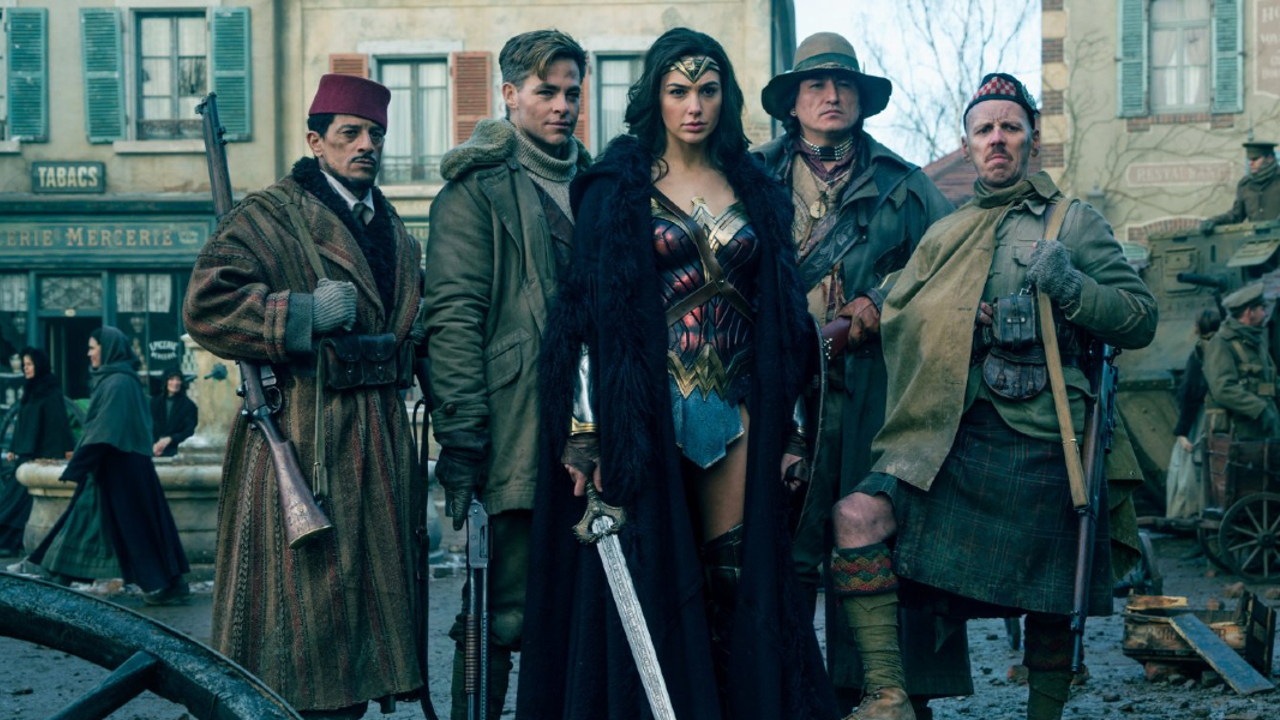 Gal Gadot and company in Wonder Woman