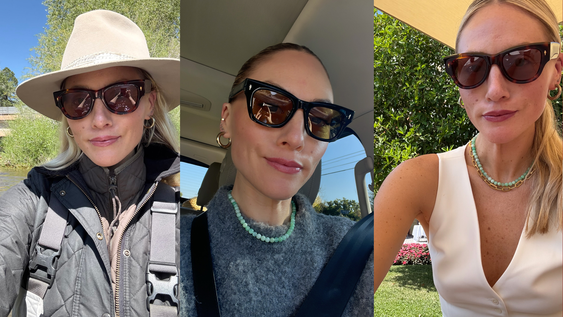 Brooke Ely Danielson wearing JACQUES MARIE MAGE sunglasses