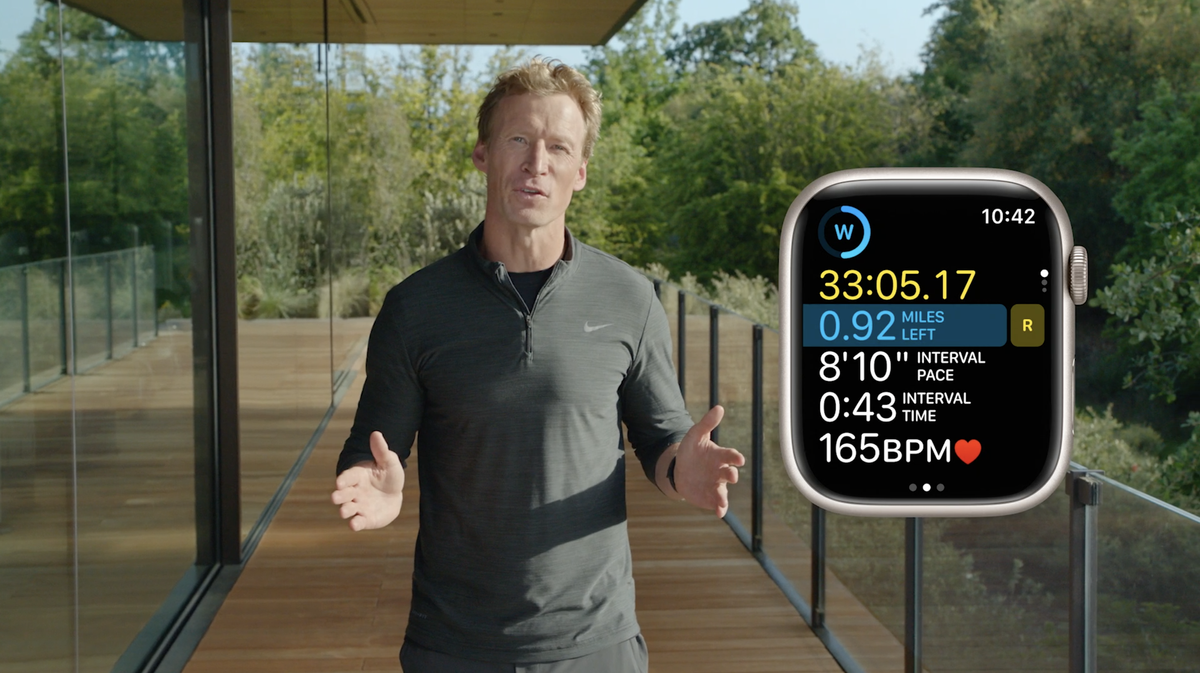 Apple watch interval running online