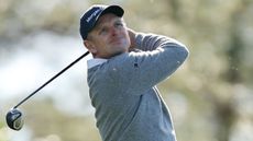 Justin Rose during the second round of The Masters