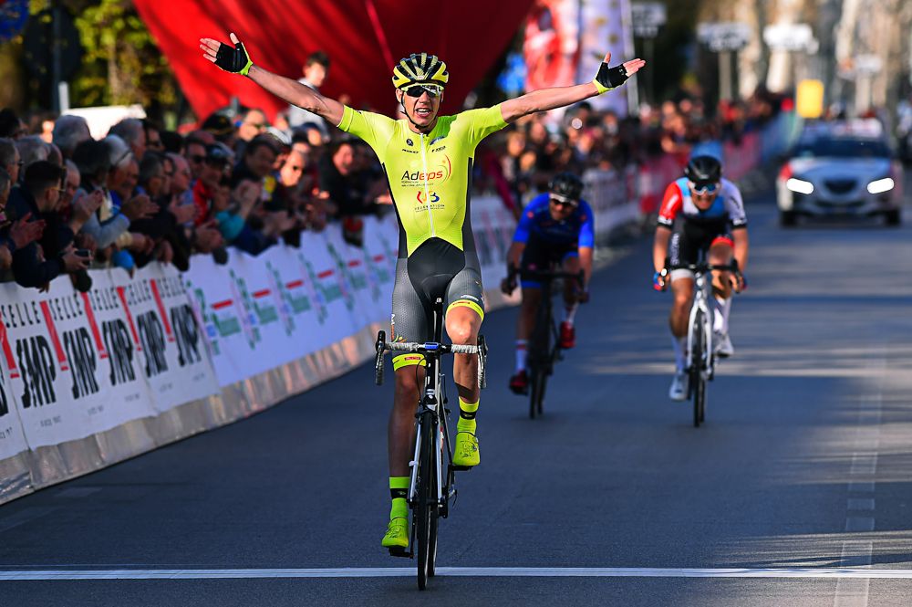 Ludovic Robeet (Wallonie-Bruxelles) wins stage 4 at Coppi e Bartali