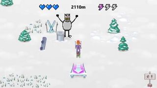 Microsoft Edge Skiing Mini-game