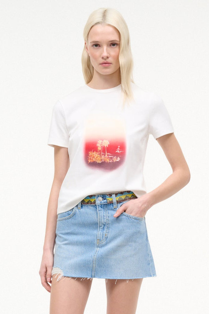 Crew Neck T Shirt | California Sunset - California Sunset / Xs