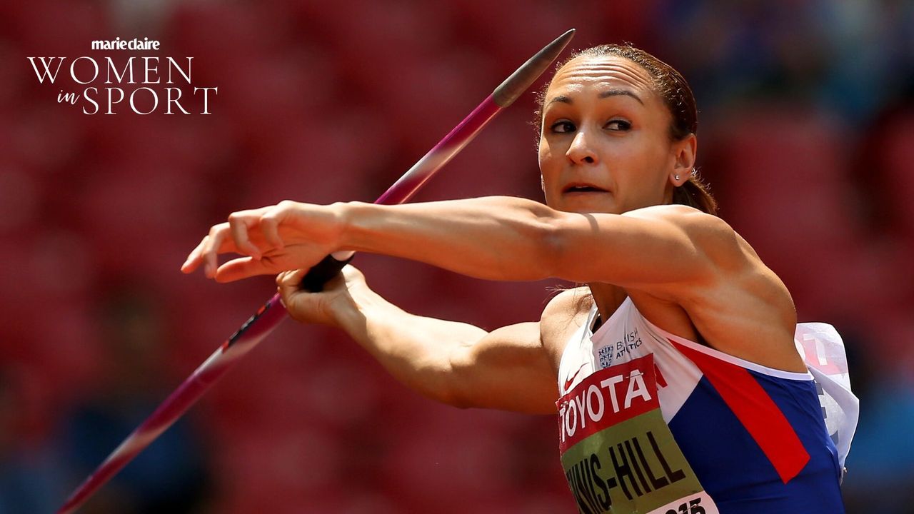 BEIJING, CHINA - AUGUST 23: Jessica Ennis-Hill of Great Britain competes in the Women&#039;s Heptathlon Javelin during day two of the 15th IAAF World Athletics Championships Beijing 2015 at Beijing National Stadium on August 23, 2015 in Beijing, China. (Photo by Andy Lyons/Getty Images)