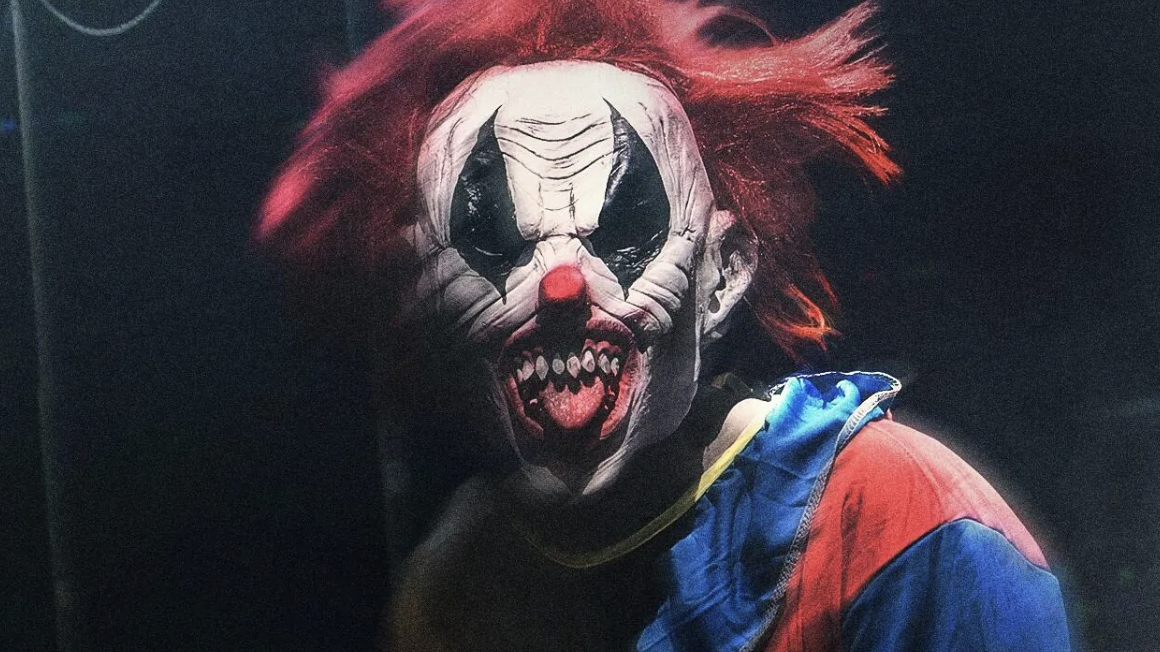 Image of scary killer clown