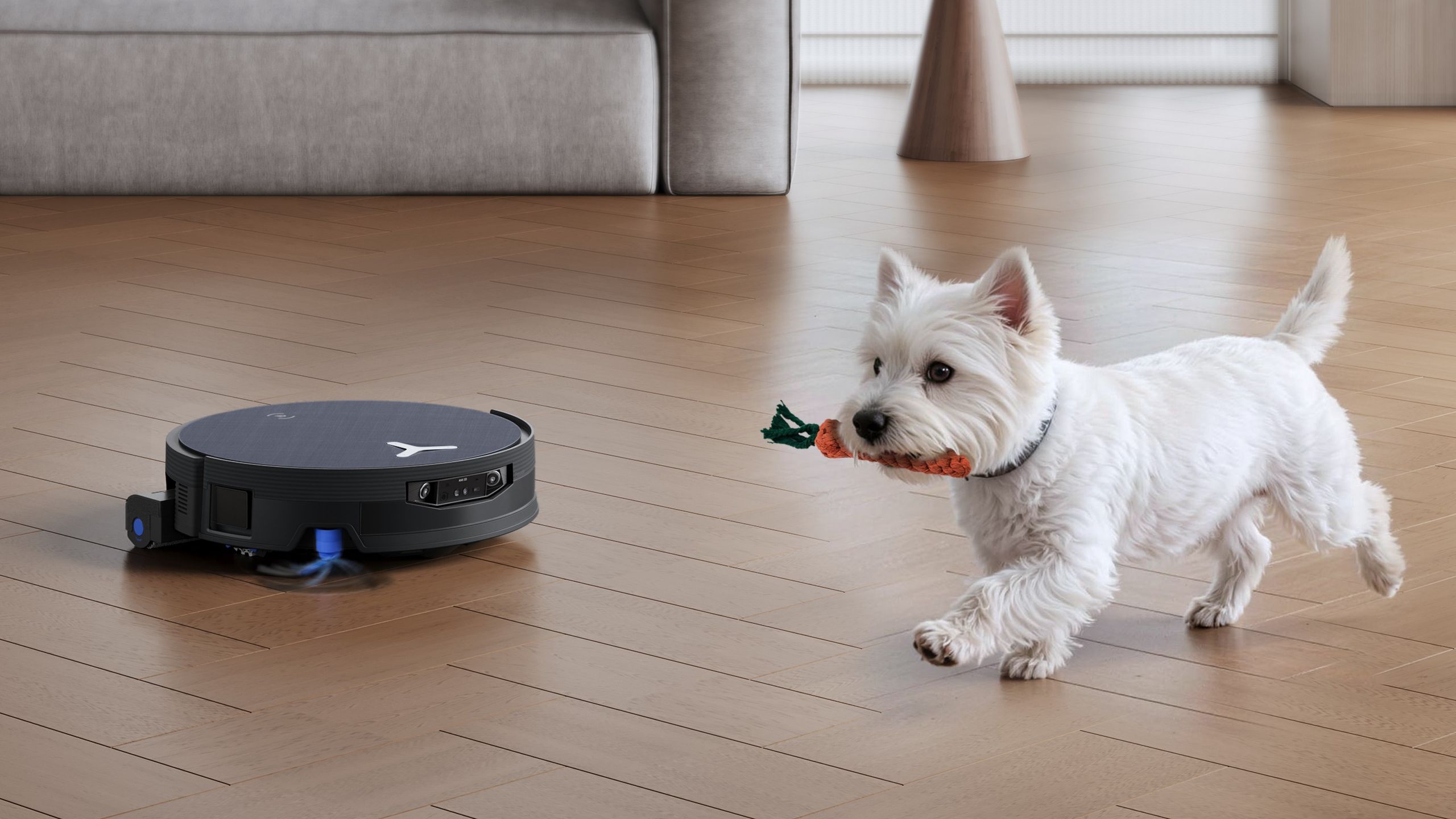 photo of The smartest wet-dry robovac yet? This new Ecovacs model identifies dried-on stains, pre-treats to soften them, then&hellip; image