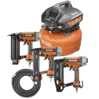 RIDGID Electric Air Compressor w/ Brad Nailer, Straight Nailer &amp; Stapler:$299$199 at Home Depot
Save $100
