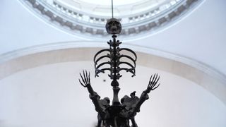 Ai Weiwei Venice glass sculpture in shape of skull and bones