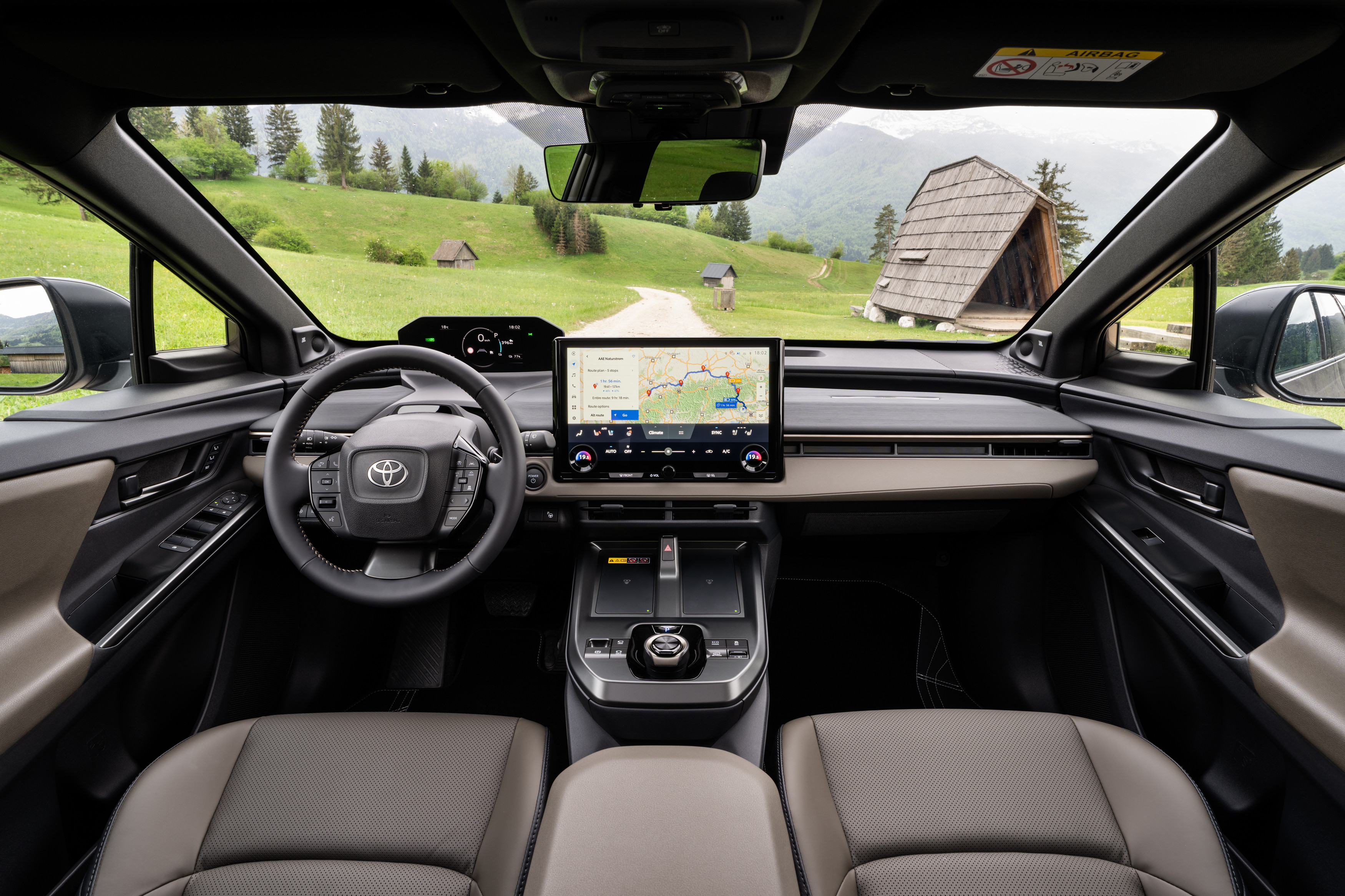 Toyota bZ4X Touring dashboard