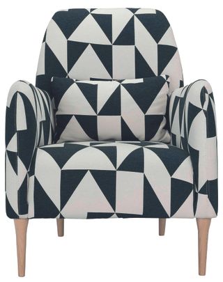 monochrome armchair