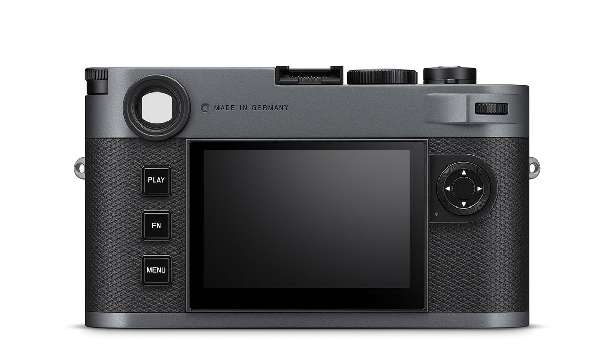 Leica M11-P Metallic Grey Finish product image (rear)