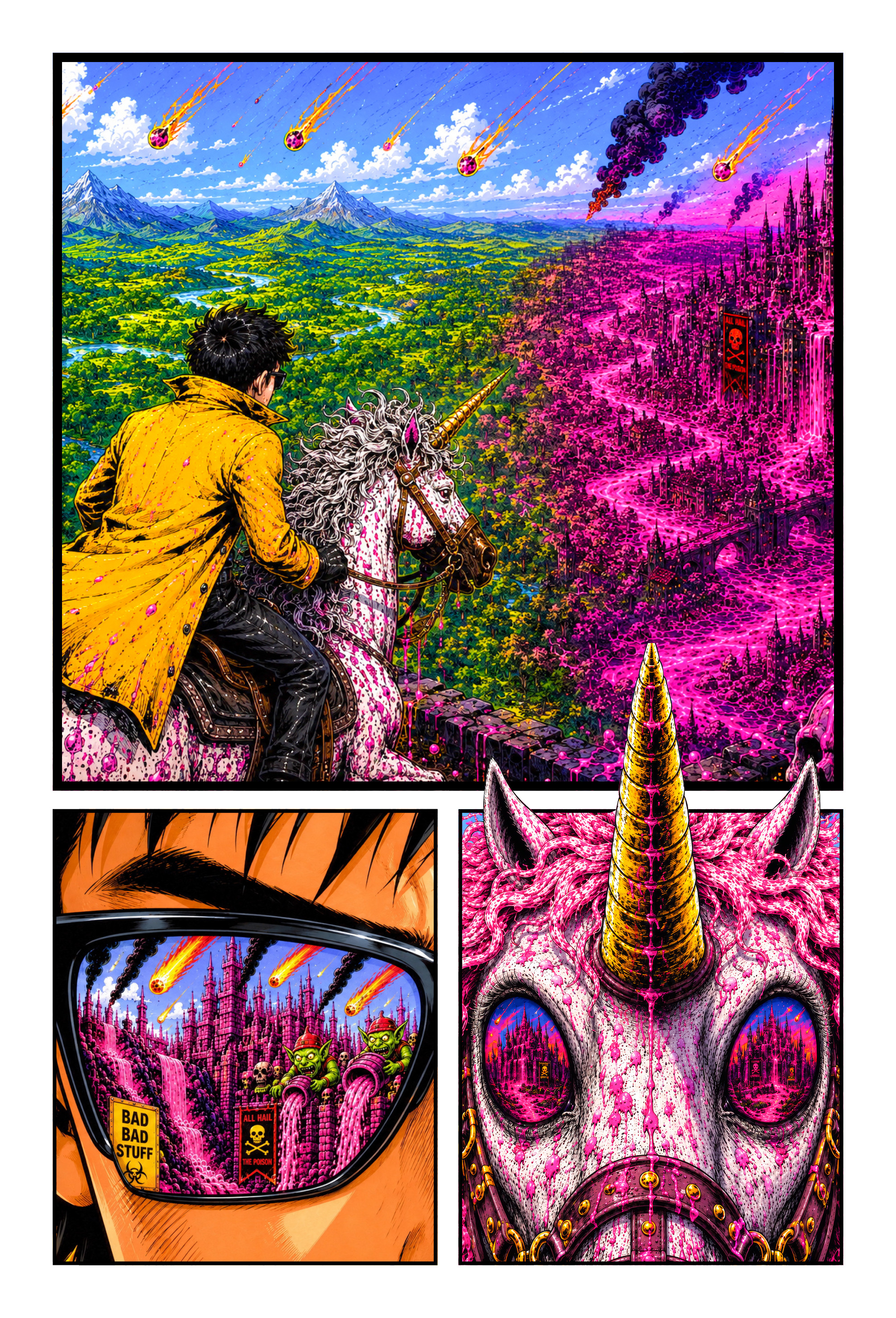 DayGlo graphics accompany the FWAHBL Jacket