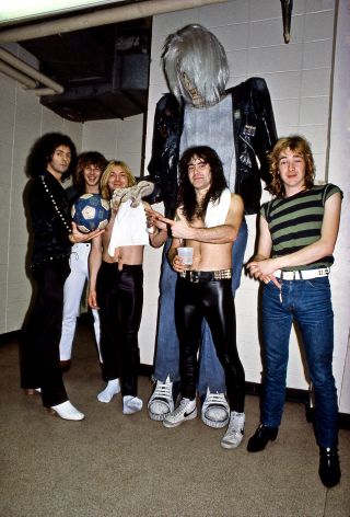Iron Maiden and Man In Black Ritchie Blackmore