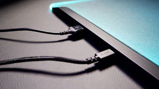 The best mouse pads used on a black desk with lighting enabled, if applicable.