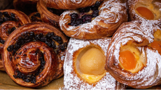 Freshly baked pastries.