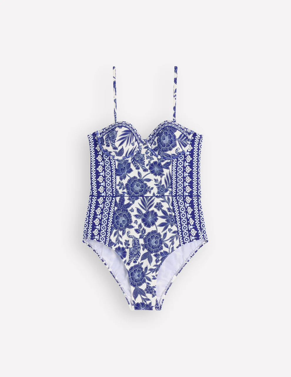 Rhodes Cup-Size Swimsuit-Mazarine Blue, Tigers Paradise
